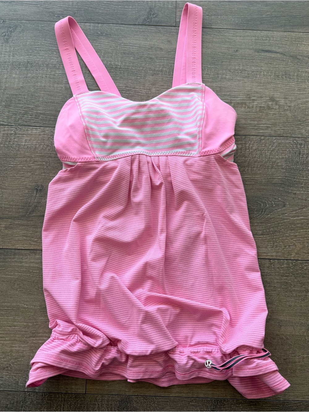 Vintage tank with drawstring waist